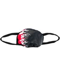 Vision Of Super - Flame-Print Face Mask - Lyst