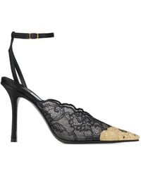 Jimmy Choo - Faiz 100 Lace Metal-Toe Pumps - Lyst