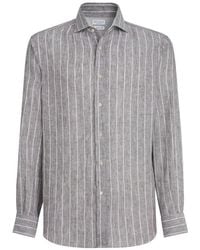 Brunello Cucinelli - Linen Shirt - Lyst