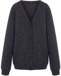 Moschino - Virgin Wool V-Neck Cardigan - Lyst