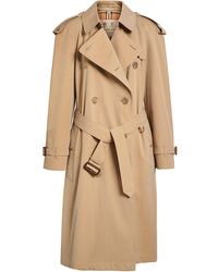 Burberry The Chelsea Trenchcoat Aus Baumwoll-gabardine - Natur