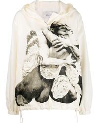 Valentino X Undercover Valentino Garavani Lovers Zipped Sweatshirt - White
