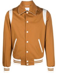 PT Torino - Stripe-detail Cotton Jacket - Lyst