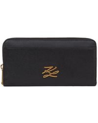 KARL LAGERFELD - K/Autograph Continental Wallet - Lyst