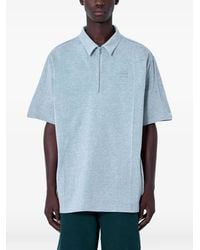 Miu Miu - Half-Zip Short-Sleeve Polo Shirt - Lyst