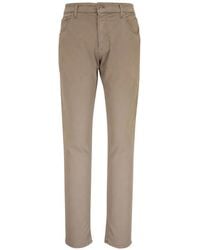 PT Torino - Logo-Patch Straight-Leg Trousers - Lyst
