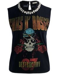 Alice + Olivia - Micah Crystal-Embellished Tank Top - Lyst