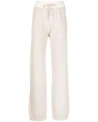 Lorena Antoniazzi - Drawstring Virgin-Wool Track Pants - Lyst