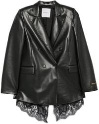 ERMANNO FIRENZE - Double-Breasted Peak-Lapel Blazer - Lyst