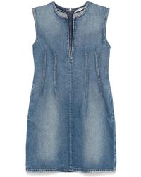 Stella McCartney - Stella Mc Cartney Denim Mini Dress - Lyst