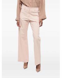 Ql2 - Wide-Leg Patch-Pocket Trousers - Lyst