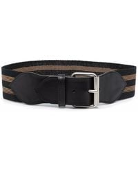 Philosophy Di Lorenzo Serafini - Striped Buckled Belt - Lyst