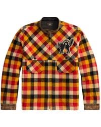 RRL - Check Shirt Jacket - Lyst