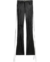 Blumarine - Lace-Up Trousers - Lyst