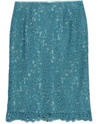 Blumarine - Jupe Crayon À Design En Dentelle - Lyst