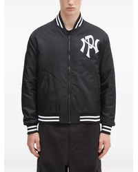 Aries - Logo-Detail Bomber Jacket - Lyst