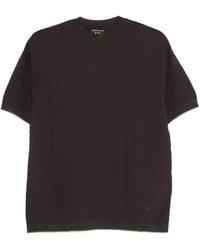 Emporio Armani - Chevron-Pattern Short-Sleeve T-Shirt - Lyst