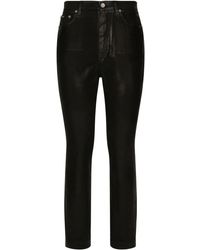 Dolce & Gabbana - Grace Coated Skinny Jeans - Lyst