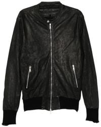 Giorgio Brato - Leather Stand-Up Collar Jacket - Lyst