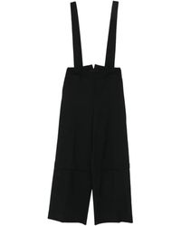 Juun.J - Suspenders Palazzo Pants - Lyst