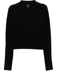Pinko - Polotop Met Geborduurde Vogels - Lyst