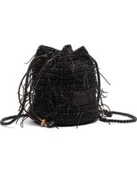 Bimba Y Lola - Mini Plaited Leather Bucket Bag - Lyst
