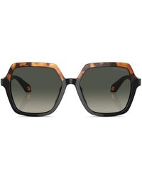 Giorgio Armani - Gradient-lens Oversize-frame Sunglasses - Lyst