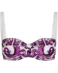 Dolce & Gabbana - Graphic Print Bra - Lyst