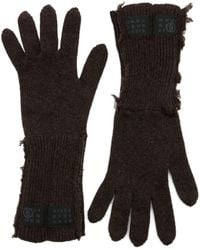 MM6 by Maison Martin Margiela - Ribbed-Knit Gloves - Lyst