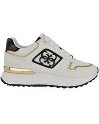 Guess - Koyaa 4G Logo-Patch Sneakers - Lyst