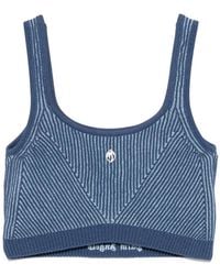 Palm Angels - Ribbed-Knit Tank Top - Lyst