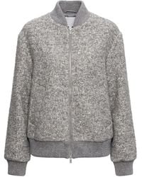 Peserico - Sequin-Embellished Bouclé Jacket - Lyst