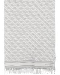 Guess - Schal Mit Monogrammmuster - Lyst