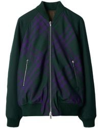 Burberry - Veste Bomber À Design Réversible - Lyst