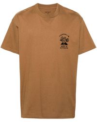 Carhartt - T-Shirt mit Logo-Stickerei - Lyst