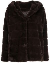 Apparis - Hooded Faux-Fur Coat - Lyst