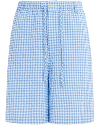 Marni - Geruite Shorts - Lyst
