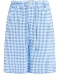 Marni - Shorts Mit Karomuster - Lyst