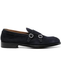Doucal's - Double-Buckle Suede Shoes - Lyst