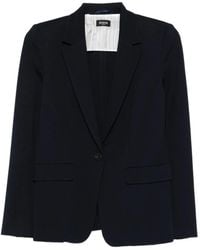 Marella - Single-Button Notched-Lapels Blazer - Lyst