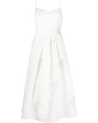 Sachin & Babi - Audra Floral-embroidered Dress - Lyst