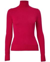 Carolina Herrera - Long-Sleeve Turtleneck Sweater - Lyst