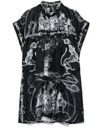 Fabiana Filippi - X Benni Bosetto Printed Silk Blouse - Lyst