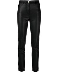 Blanca Vita - Faux-leather Skinny Trousers - Lyst