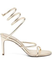 Rene Caovilla - 80Mm Cleo Heeled Sandals - Lyst