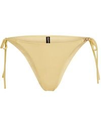 KARL LAGERFELD - Side-Tie Cheeky Bikini Bottoms - Lyst