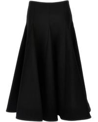 Valentino Garavani - Crepe Couture Midi Skirt - Lyst