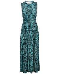 Ulla Johnson Talia Floral Lace Maxi Dress in White | Lyst