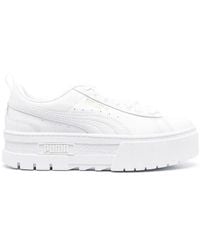 PUMA - Low-Top Chunky Leather Sneakers - Lyst