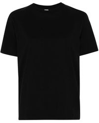 TOTEME - T-Shirt En Coton Biologique À Col Rond - Lyst